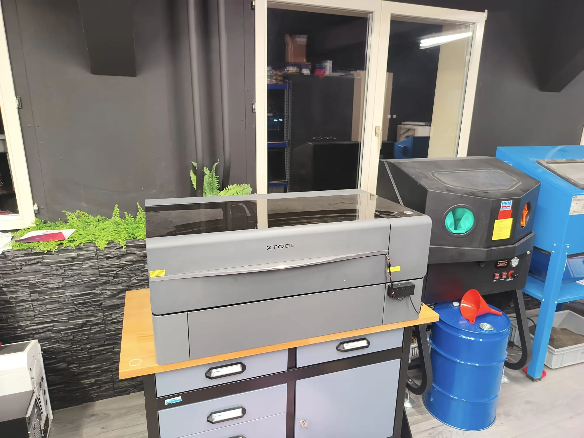 Lasercutter in der Werkstatt